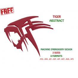 Free Abstract Tiger Design #0021